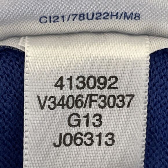 Lands' End Sweater Vest Mens Size XL Solid Blue Golf Preppy Grandpa Classic - Picture 9 of 9